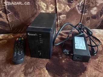 NAS přehrávač Xtreamer Pro + zdroj + ovladač + kabel