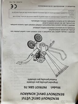 Benzinový drtič vetví