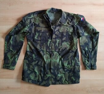 Vojenská maskáčová blůza (zelený potisk)