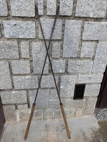 Starožitná sklářská píšťala 2 kusy