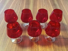 Skleničky koňakové Napoleonky retro 7ks