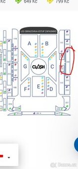 Prodam 3x listky na CLASH MMA 14 06.12.2025