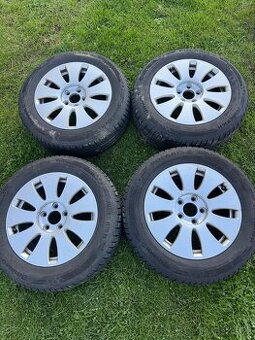 Originální Audi alu kola se zimními pneu –  205/60 R16