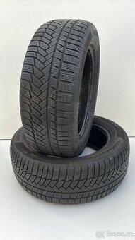 2x - zimní pneu - 225/55 R17 97H - CONTINENTAL - 6mm