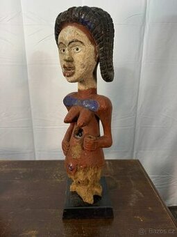 Africká dřevěná socha (603009)