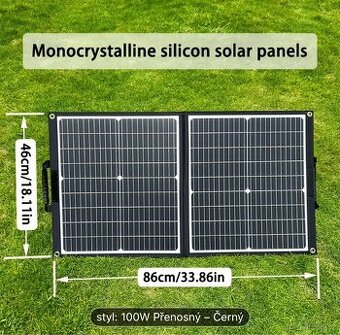 Skládací solární panel 100W