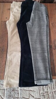 Manžestrové kalhoty134/140, kalhoty 134 holka