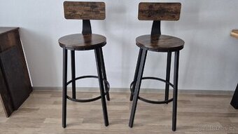 Barový stůl a židle, kancelářský stůl a židle