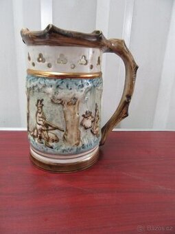 Nabízím starožitný keramický korbel Royal Dux.  Originál . N