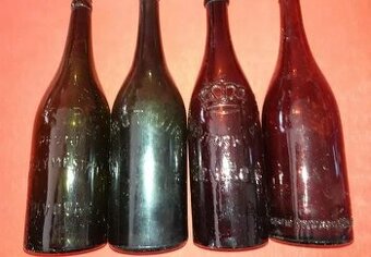 Sbírám staré pivní lahve s litými nápisy