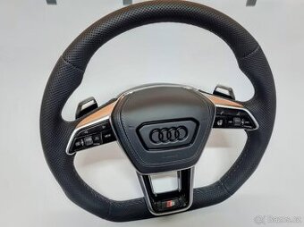SPORTOVY VYHREVANY AUDI VOLANT MULTIFUNKCIA F1 PADLA AIRBAG