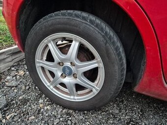 letní gumy + alu disky 175/65 R14 (4 kusy)