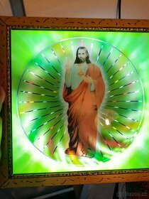 Svítící obraz Ježíše Krista - 1