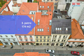 Pronájem kancelářského prostoru, 174 m², Plzeň, ul. Bezručov