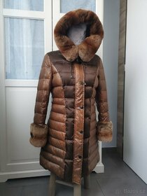 Kabát zimní prošívaná dlouhá bunda