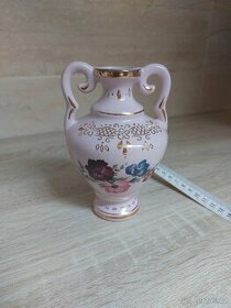 Růžová váza - amforka - 1