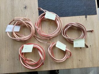 Reproduktorový kabel LS-FL 2x4,0 mm² průhledný