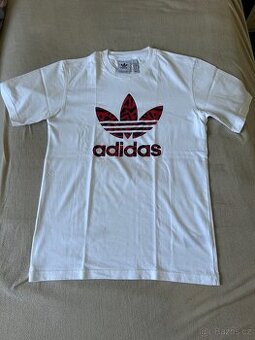 Adidas bílé tričko