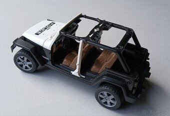 Bruder jeep + 2xbuldozer a náklaďák