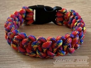 PARACORD náramek (18 cm) vícebarevný