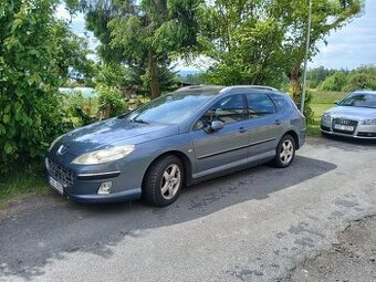 Peugeot 407 1.6 HDI 80kW rv. 2006. Tažné. Panorama. Klima
