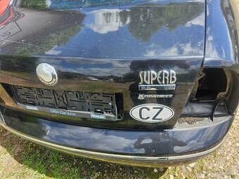 Škoda Superb 1 Zadní víko