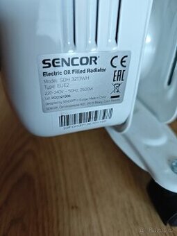 Olejový elektrický radiátor SENCOR SOH 3213WH