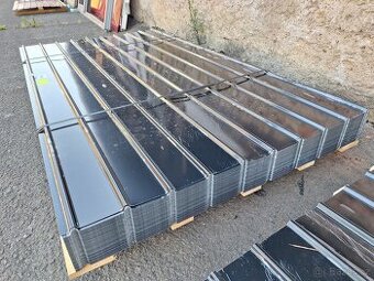 Trapézové plechy 114 x 200cm  RAL 9005 Černé