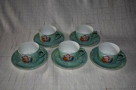 Porcelánové šálky zelené