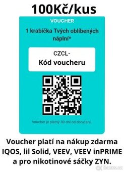 voucher 1x balení pro elektrické nahřívací zařízení