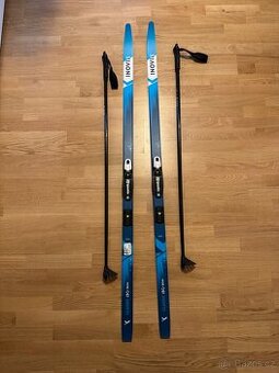 Set INOVIK běžky 155cm + hole 115cm - 1x použité