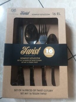 Příbory luxusní sada nových nerez příborů 16kusu