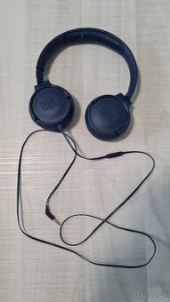 Sluchátka drátová jack JBL modrá