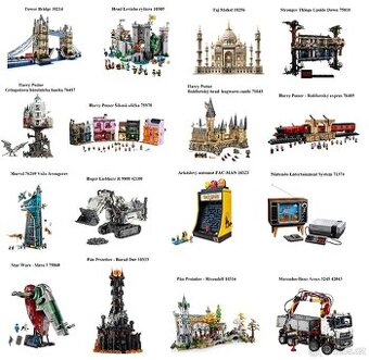 stavebnice z kociek – creator – budovy, harry potter, rozne