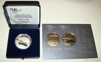 Stříbrná mince 500 Kč 2023 os. automobil Tatra 603