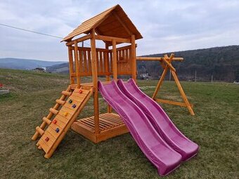 HŘIŠTĚ S DVOJITOU SKLUZAVKOU - SMONTOVANÉ