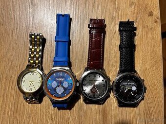 4x hodinky - funkční, různé styly, výhodný set