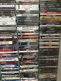 Filmy na DVD - originálně zabalené + rozbalené