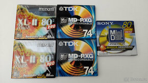 SONY,MAXELL,TDK / Mini disky / Minidiscs / NEW