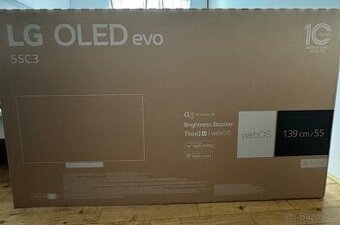 LG OLED evo 55C3, 55”, záruka