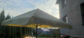 Slunečník 3,5x3,5m se stojanem