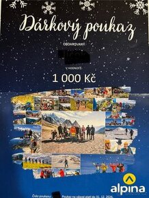 Prodám poukaz od alpine