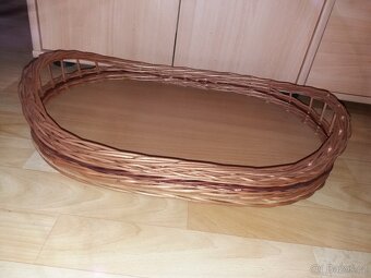 Nový proutěný koš na nádobí 50x35cm - 1