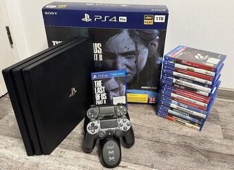PS4 PRO 1TB Last Of Us II edition + 17 her