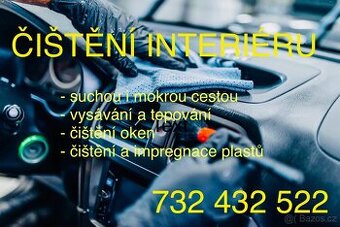 Čištění interiéru vozů