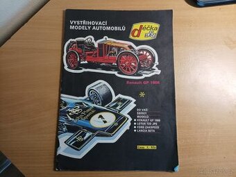Vystřihovací modely automobilů ABC