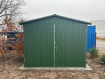 Plechová garáž 3x3m - 1