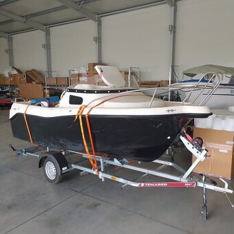 Laminátová loď 450 + motor NEPTUNE F5xs (10 koní) + přívěs - 1