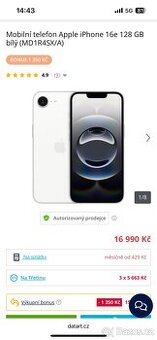 Iphone 16e, 128gb