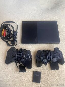 Ps2 + hry + volant s pedály